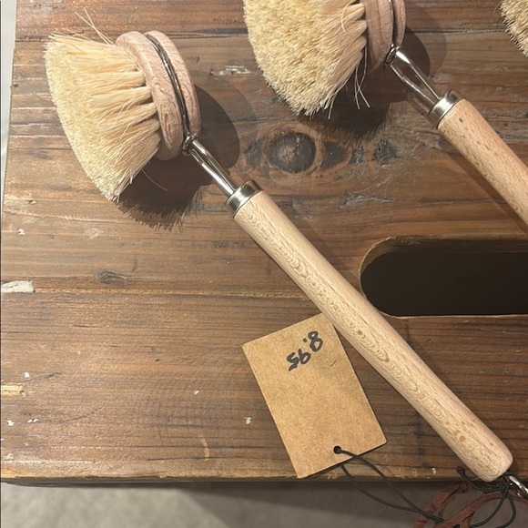 Household scrub brush vegetable scrubbers or kitchen decor accent one - Picture 2 of 6